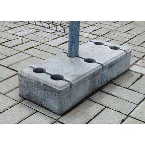 Основание для временного ограждения бетонное купить по недорогой цене от производителя на магзнак со склада в москве