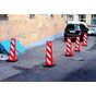 Столбик дорожное пластиковое парковочное с подставкой резиновой купить по недорогой цене от производителя в Москве