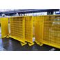 Ограждение строительное исо 1600х2000х25 мм инвентарное желтое купить по недорогой цене от производителя на магзнак со склада в москве