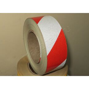  лента светоотражающая красная белая 50 мм москва цена
