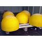 Полусфера бетонная парковочная диаметр 500 желтая купить по недорогой цене от производителя в Москве