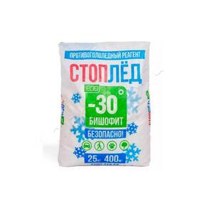 Реагент противогололедный Стоплед Бишофит -30 соль техническая купить с по недорогой цене от Москве