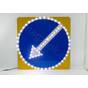 Светодиодный знак с подсветкой 4.2.2 дорожные желтая окантовка купить по недорогой цене от производителя со склада в Москве