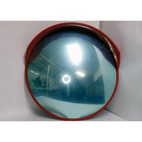 Зеркало с козырьком дорожное сферическое 1200 мм круглое уличное с кронштейном для выезда с парковки купить по недорогой цене от производителя в Москве