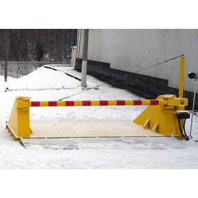 Шлагбаум ПШВ противотаранный вертикальный барьер для проезда купить по недорогой цене от производителя в Москве