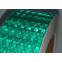 Зеленая лента световозвращющая самоклеющаяся призматическая тип Б для маркировки купить по недорогой цене от производителя в Москве