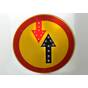 Светодиодный дорожный знак временный красный мигающий преимущества встречного движения 2.7 купить по недорогой цене от производителя в Москве