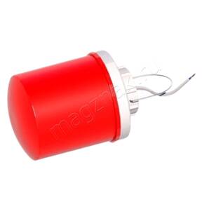 Фонарь сигнальный ФС-2.0 светодиодный красный дорожный подвесной пластиковый для гирлянды купить по недорогой цене от производителя в Москве