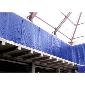 Тент укрывной синий строительный полог тарпаулин с люверсами брезент купить по недорогой цене от производителя в Москве