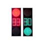 Транспортный светофор с дополнительными секциями красно-зеленый для пешеходного перехода дорожный купить по недорогой цене от производителя в Москве
