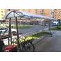 Велопарковка для велосипедов крытая с навесом металлическая купить по недорогой цене от производителя в Москве