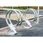 Велопарковка волна металлическая нержавеющая из стали для велосипедов купить по недорогой цене от производителя в Москве