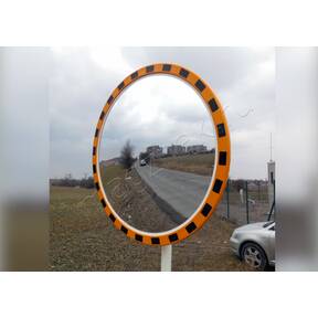 Зеркало индустриальное обзорное круглое промышленные для склада купить по недорогой цене от производителя в Москве
