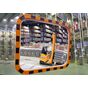 Зеркало индустриальное обзорное прямоугольное для склада купить по недорогой цене от производителя в Москве